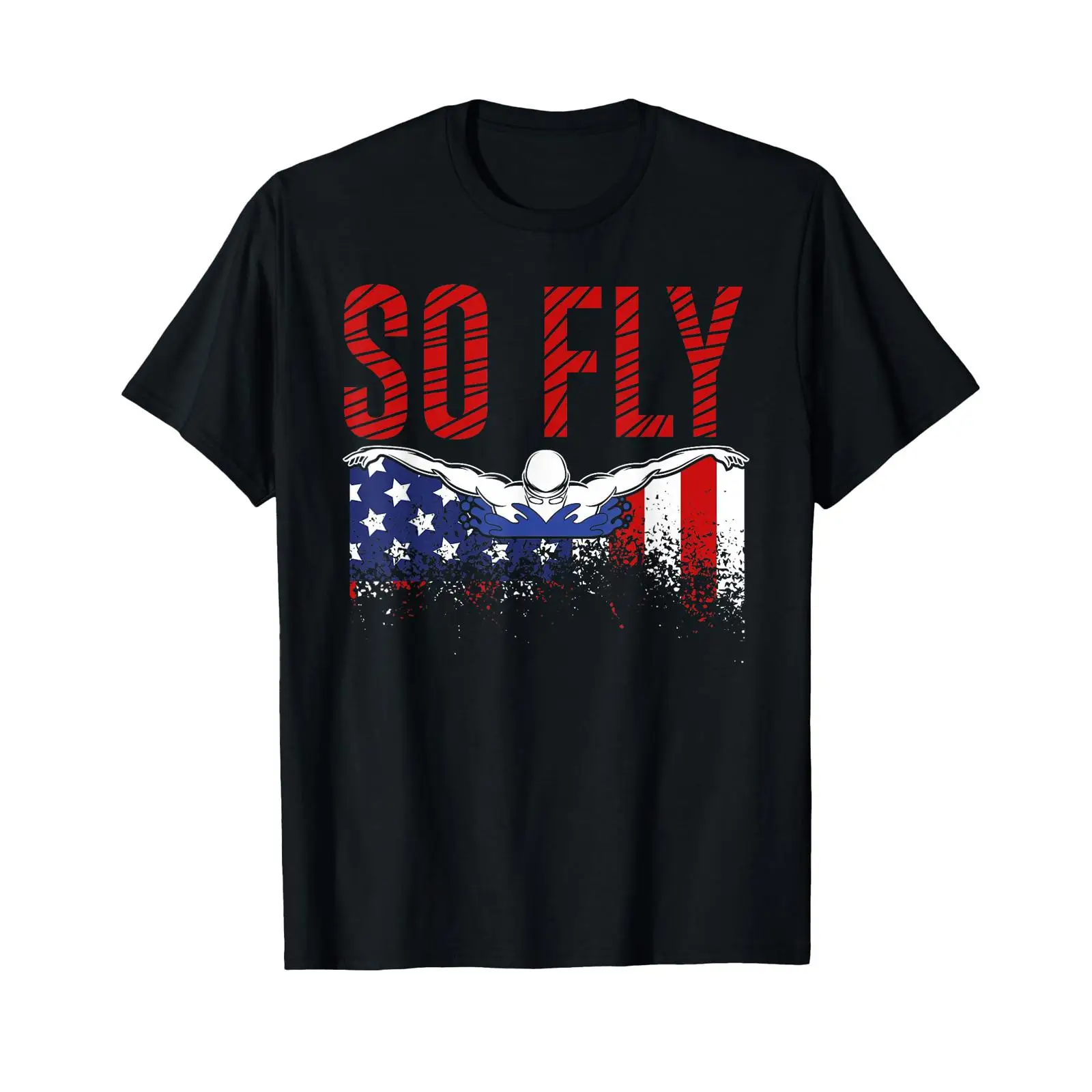 Aquatic Sports Teams - Camiseta Deportiva de Natación So Fly