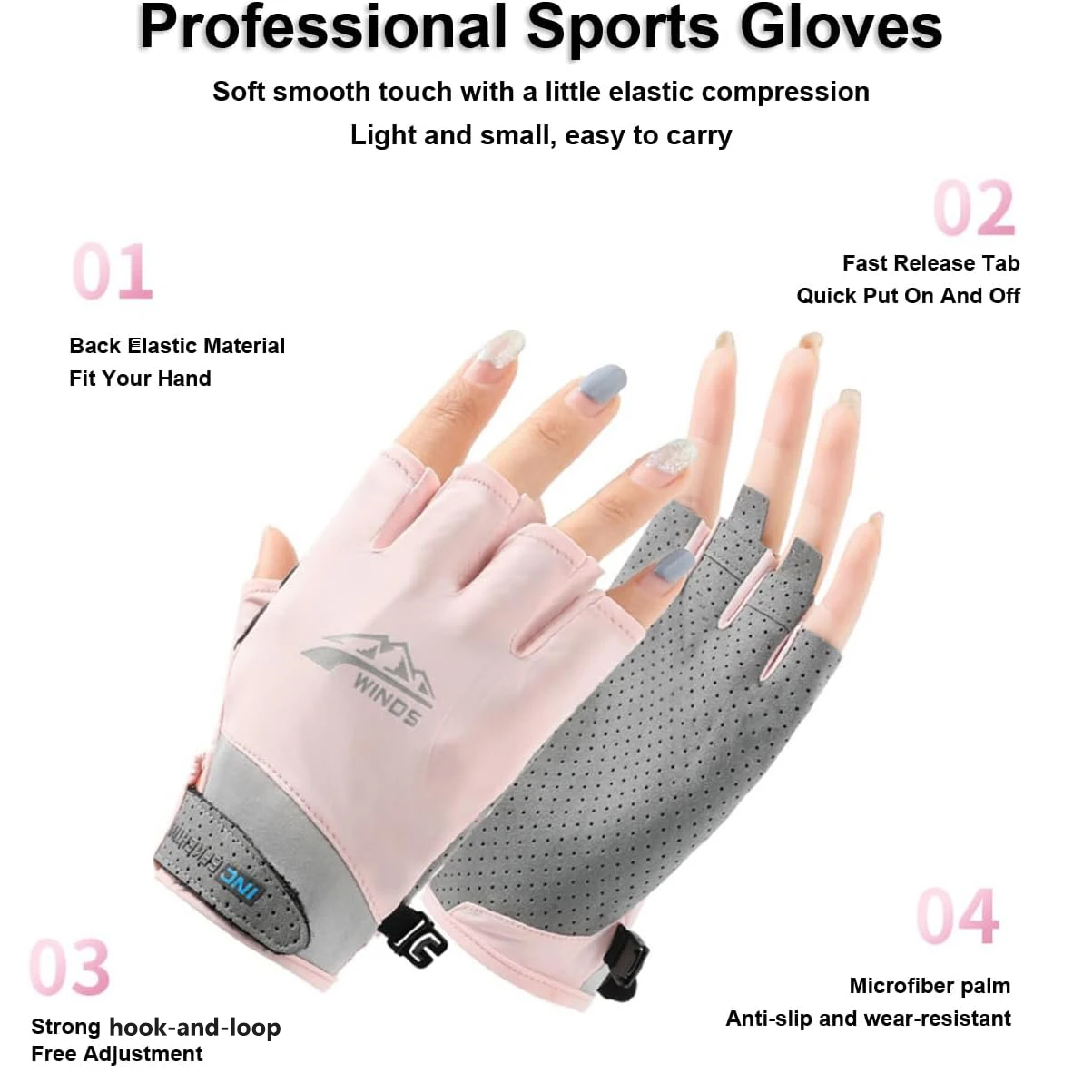 1 par de guantes sin dedos par - Spearfishing Glove reseña y precio