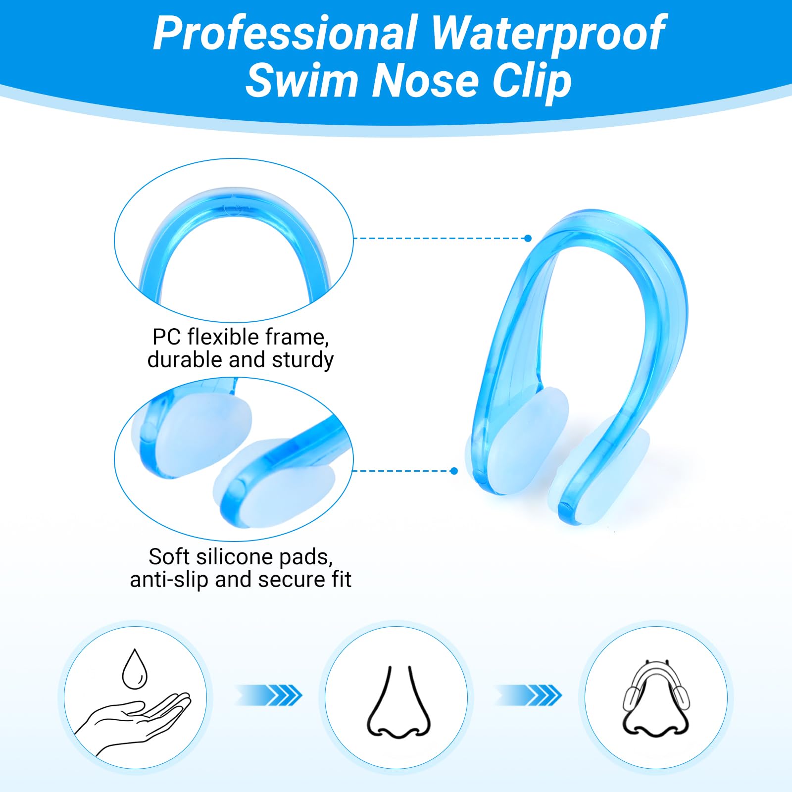 Clips Nasales de Silicona Impe - Us Aquatic Sports reseña y precio